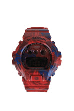 Load image into Gallery viewer, Casio G-Shock Blue & Red Floral Resin Women's Watch GMDS6900F-4 MSRP $150