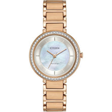 Load image into Gallery viewer, Citizen Silhouette Crystal EM0483-54D Ladies 30mm Watch MSRP $295