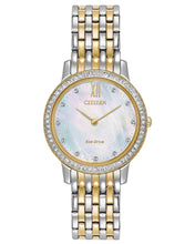 Load image into Gallery viewer, Citizen Silhouette Crystal EX1484-57D Ladies 29mm Watch MSRP $325