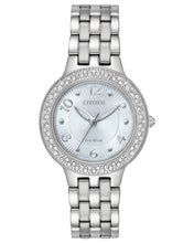 Load image into Gallery viewer, Citizen Silhouette Crystal FE2080-56L Ladies 31mm Watch MSRP $295