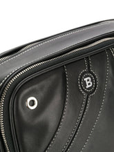 Load image into Gallery viewer, NEW Bally Scratch Men's 6226351 Black Plain Leather Shoulder Bag MSRP $1875