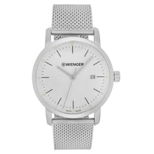Load image into Gallery viewer, Wenger Swiss Army Men's 01.1741.113 Urban Classic White Dial Watch 42mm MSRP$165