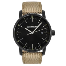 Load image into Gallery viewer, NEW WENGER SWISS ARMY Men's Urban Classic 42mm Black Dial Watch 01.1741.138 MSRP $185
