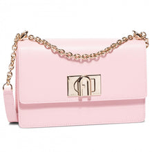 Load image into Gallery viewer, NEW FURLA 1972 Women's Mini Crossbody Bag In Rosa Chiaro Leather MSRP $349
