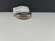 Load image into Gallery viewer, NEW SCOTT KAY COBALT & 14KT GOLD 6MM UNITY BAND WITH SATIN FINISH SIZE 10 RING