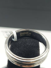 Load image into Gallery viewer, NEW Mens Scott Kay Ring Native 7mm Concave Cobalt Ring Braid Size 10 SK-C3106BC7