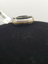 Load image into Gallery viewer, NEW SCOTT KAY COBALT & 14KT GOLD 6MM UNITY BAND WITH SATIN FINISH SIZE 10 RING