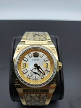 Load image into Gallery viewer, NEW SAVOY ICON STAINLESS GOLD 35MM LADIES WATCH DIAMOND DIAL MSRP $1400