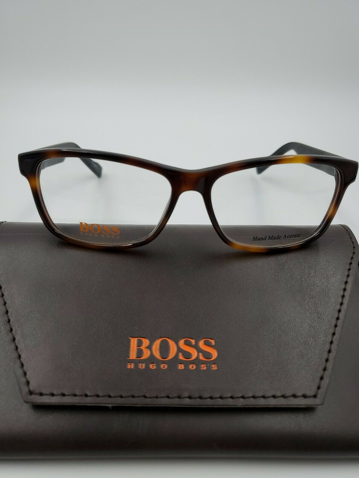 NEW HUGO BOSS ORANGE EYEGLASSES BO Brown Havana Black K2P UNISEX – AuthenticDeals.com