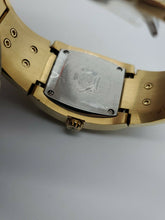 Load image into Gallery viewer, NEW SAVOY ICON STAINLESS GOLD 35MM LADIES WATCH DIAMOND DIAL MSRP $1400
