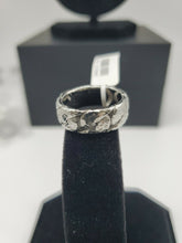 Load image into Gallery viewer, NEW Scott Kay Troy Men's Band 8mm Hammered Twist Cobalt Ring SK-G131BC8 SIZE 10
