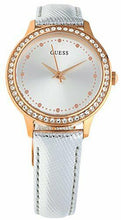 Load image into Gallery viewer, NEW Ladies Guess CHELSEA W0648L11/U0648L11 Silver Crystal Stainless Watch $136