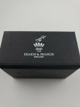 Load image into Gallery viewer, New Deakin and Francis Sterling Silver Red & Royal Blue Enamel Oval Cufflinks