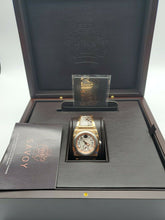 Load image into Gallery viewer, NEW SAVOY ICON  STAINLESS ROSE GOLD 35MM LADIES WATCH SNAKE SKIN INSERTS $900