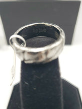 Load image into Gallery viewer, NEW Scott Kay Troy Men&#39;s Band 8mm Hammered Twist Cobalt Ring SK-G131BC8 SIZE 10
