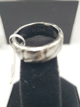 Load image into Gallery viewer, NEW Scott Kay Troy Men's Band 8mm Hammered Twist Cobalt Ring SK-G131BC8 SIZE 10