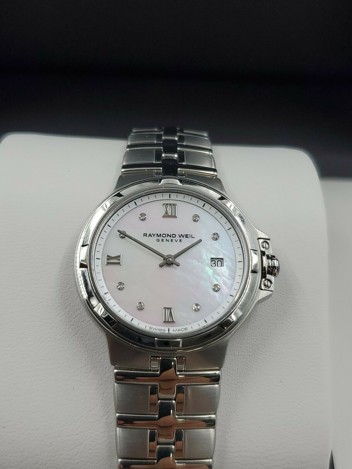 Raymond Weil Parsifal Silver Diamond MOP Watch New Raymond Weil Women main image 3