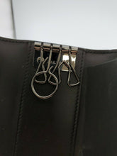 Load image into Gallery viewer, New Bally Maltos Men's 6218440 Black Leather Key Case Wallet MSRP $320