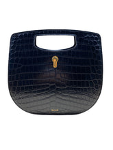 Load image into Gallery viewer, NEW Bally Caya Women's 6232624 Black Leather Top Handle Bag MSRP $1080