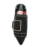 Load image into Gallery viewer, Bally Hamelia Women's 6223325 Black Leather Studded Pumps US 7 MSRP $850