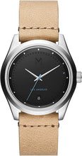 Load image into Gallery viewer, NEW MVMT Rise Men's TC01-SS Black Dial Brown Leather Band Watch MSRP $125