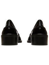 Load image into Gallery viewer, Bally Elly 6302858 Women&#39;s Black Patent Leather Moccasins Loafers MSRP $797
