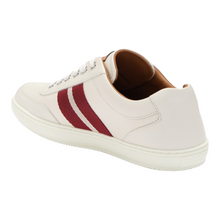 Load image into Gallery viewer, Bally Oriano Men&#39;s 6240315 White Leather Sneaker MSRP $560 NEW
