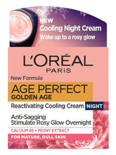 Load image into Gallery viewer, L'Oreal Age Perfect Golden Age NightCream 1.69oz/50 ml Morning Rosy Glow
