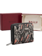 Load image into Gallery viewer, Bally 6227007 Dorin MultiRose Leather Zip-Around Wallet MSRP $350

