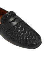 Load image into Gallery viewer, Bally Pilos 6303650 Men's Black Leather Driving Loafers MSRP $740
