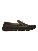 Load image into Gallery viewer, Bally Pinter Ebano Leather Driving Loafers Size 14 MSRP $720
