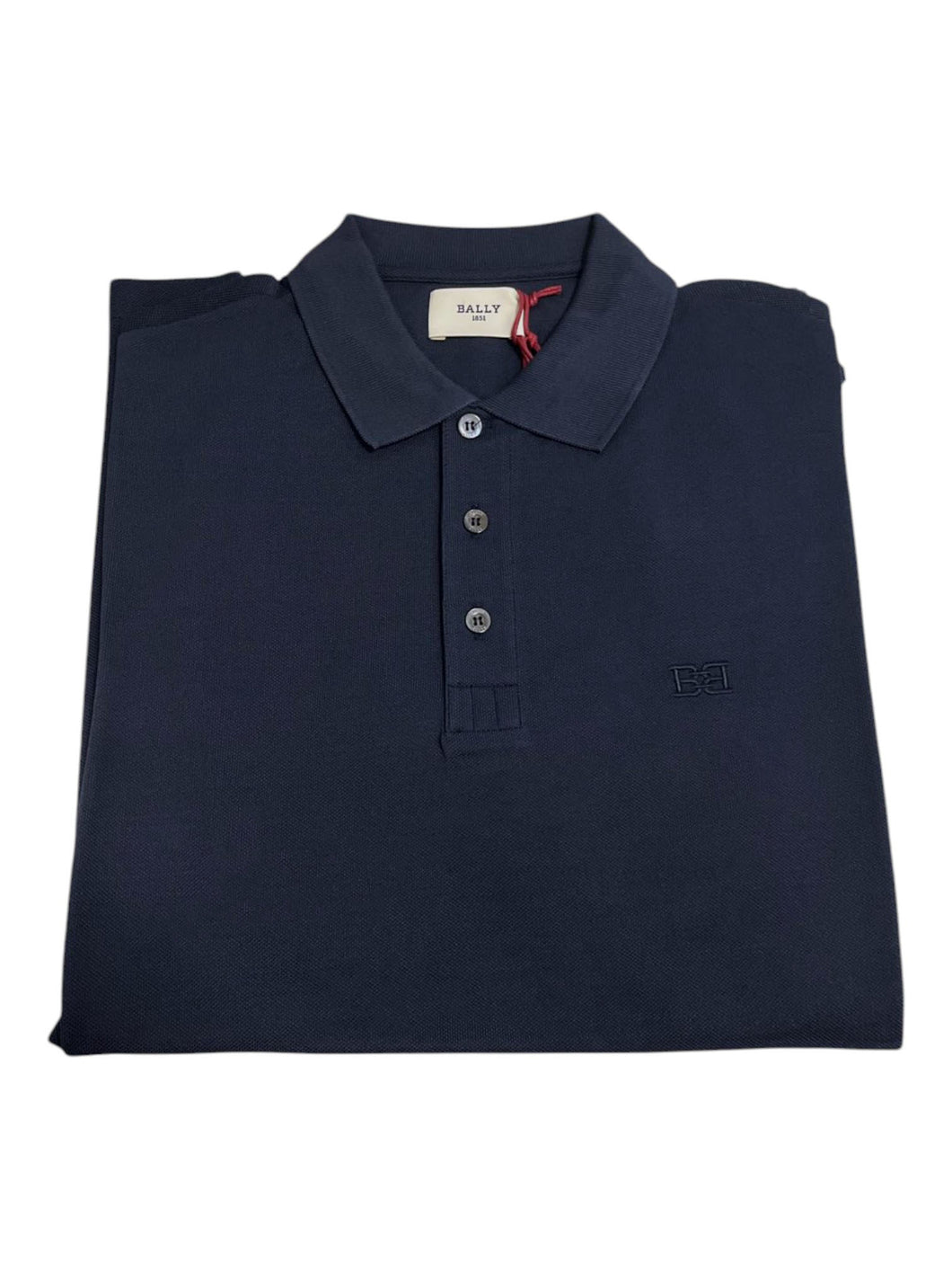 Bally 6300739 Men's Ink Tipped Regular Fit Cotton Polo Shirt MSRP $320