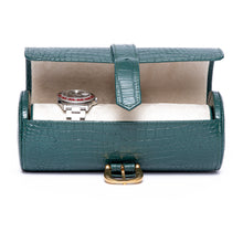 Load image into Gallery viewer, Rapport London Brompton Leather Three-Watch Roll
