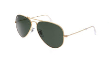 Load image into Gallery viewer, Ray-Ban RB3025 L0205 Polished Gold Aviator Classic G-15 Green 58-14-135
