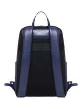 Load image into Gallery viewer, Bally 6304611 Treckk Marine Fabric &amp; Leather Backpack MSRP $1570

