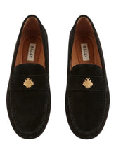 Load image into Gallery viewer, Bally Kevan 6308948 Men's Ebano Suede Leather Drivers MSRP $770
