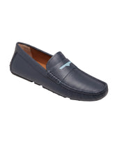 Load image into Gallery viewer, Bally Dreamer 6307932 Men's Midnight Bovine Grained Leather Loafers MSRP $700

