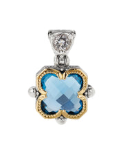 Load image into Gallery viewer, Konstantino Anthos Sterling Silver 18k Gold Spinel Sapphire Pendant MEMK5249-641
