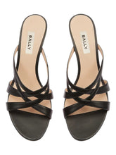 Load image into Gallery viewer, Bally Carolyn 6304286 Black Strappy Slip On Dress Sandals MSRP $1070
