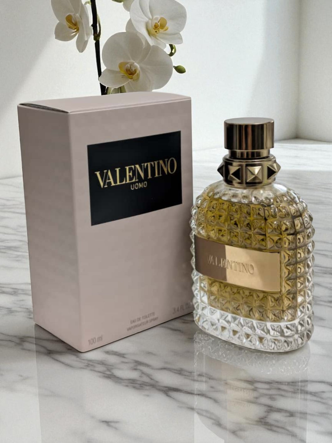 Uomo By Valentino 3.4 oz / 100 ml Eau De Toilette For Men MSRP $125