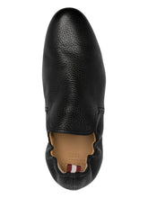 Load image into Gallery viewer, Bally Planker 6237970 Men&#39;s Black Calf Grained Leather Loafers Size 12 MSRP $835
