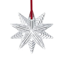 Load image into Gallery viewer, Baccarat 2814619 Crystal 2021 Christmas Ornament Clear Snowflake 3 in MSRP $110
