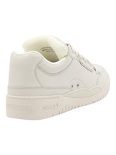 Load image into Gallery viewer, Bally Kiro 6303311 Men&#39;s Dusty White Calf Leather Sneakers MSRP $650
