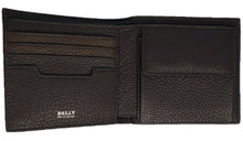 Load image into Gallery viewer, Bally Myie Men&#39;s 6211560 Chocolate Embossed Leather Wallet $175
