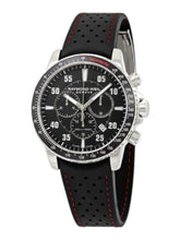 Load image into Gallery viewer, Raymond Weil 8570-SR1-05207 Men'sTango Chrono Black Rubber Strap 43mm MSRP $1475
