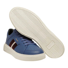 Load image into Gallery viewer, Bally Moony 6300454 Men&#39;s Blue Calf Plain Leather Sneakers Size 11 MSRP $600
