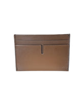 Load image into Gallery viewer, Tumi Nassau SLG Men's Slim Card Case Brown Leather Wallet MSRP $125

