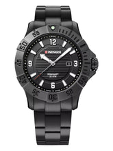 Load image into Gallery viewer, Wenger Swiss Army Men&#39;s 01.0641.135 Seaforce Black Dial Watch 43 mm MSRP $325
