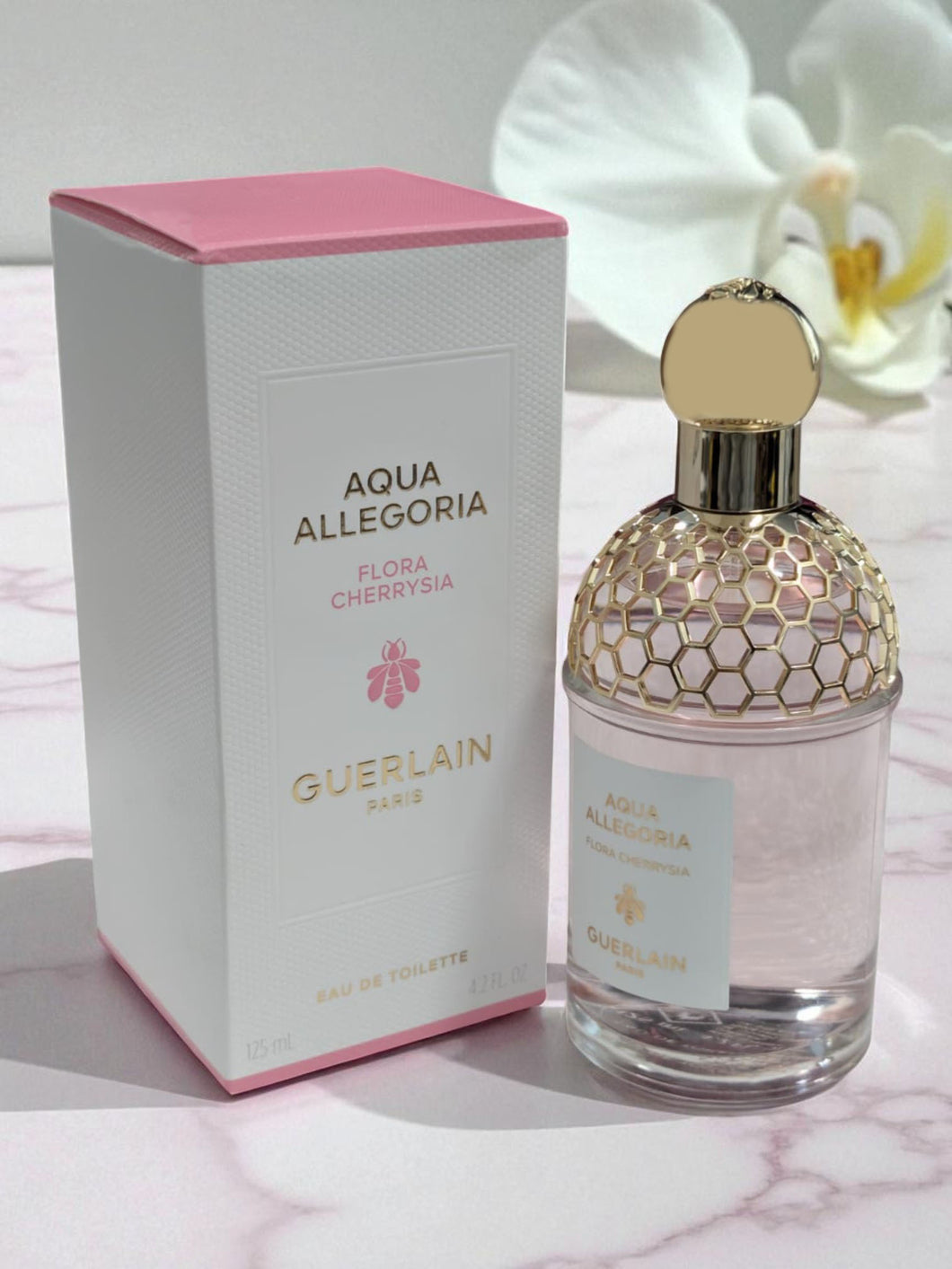 Aqua Allegoria Flora Cherrysia By Guerlain 4.2oz/125ml Eau De Toilette For Women MSRP $160