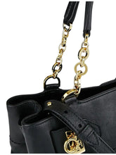 Load image into Gallery viewer, Salvatore Ferragamo 547641 Florence Gancini Black With Chain Tote Bag MSRP $2000
